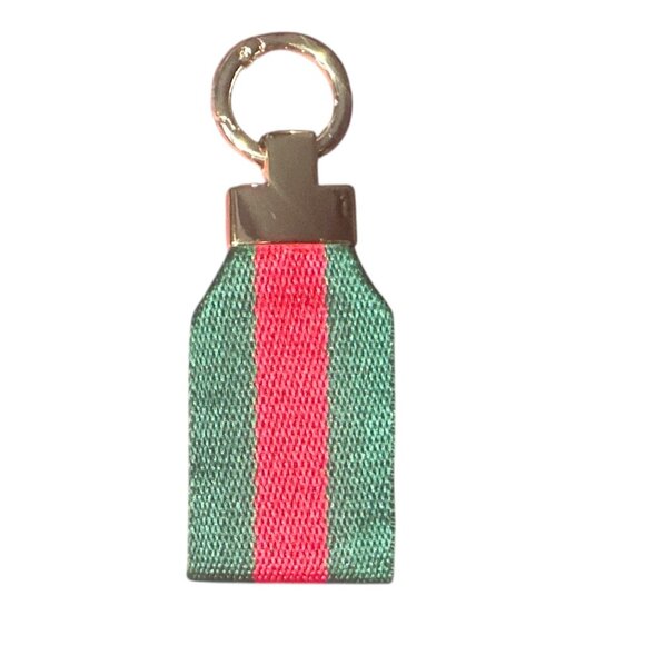 Green And Red Unbranded Web Keyring With Gold Tone Hardware - Picture 4 of 4